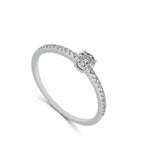 Femme Adorée – Bague – Or Blanc & Diamants – vue 2
