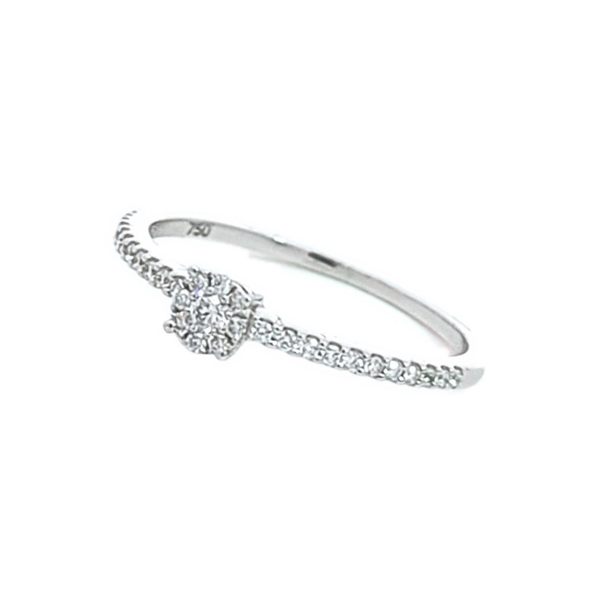 Femme Adorée – Bague – Or Blanc & Diamants