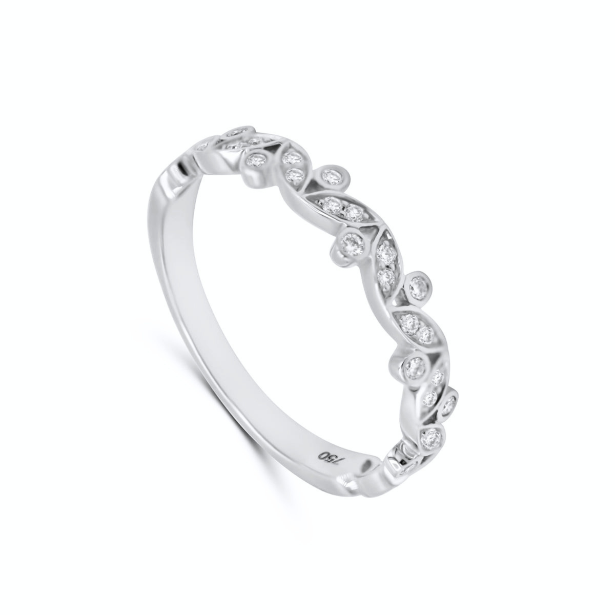 Femme Adorée – Bague – Or Blanc & Diamants