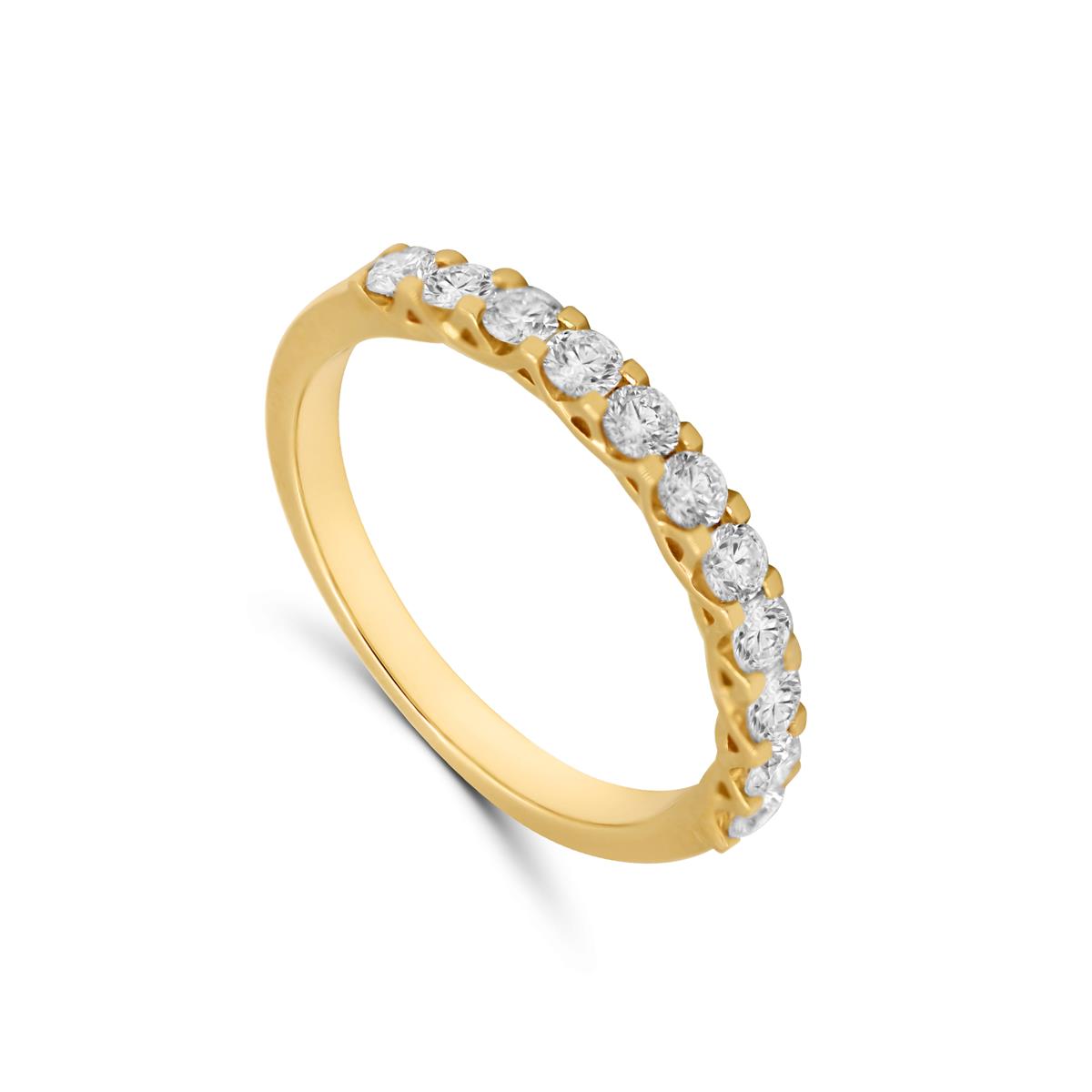 Femme Adorée – Bague – Or Jaune & Diamants