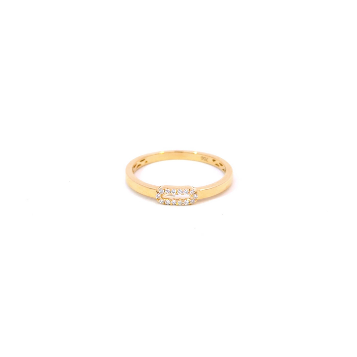 Femme Adorée – Bague – Or Jaune & Diamants – vue 2