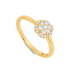 Femme Adorée – Bague – Or Jaune & Diamants