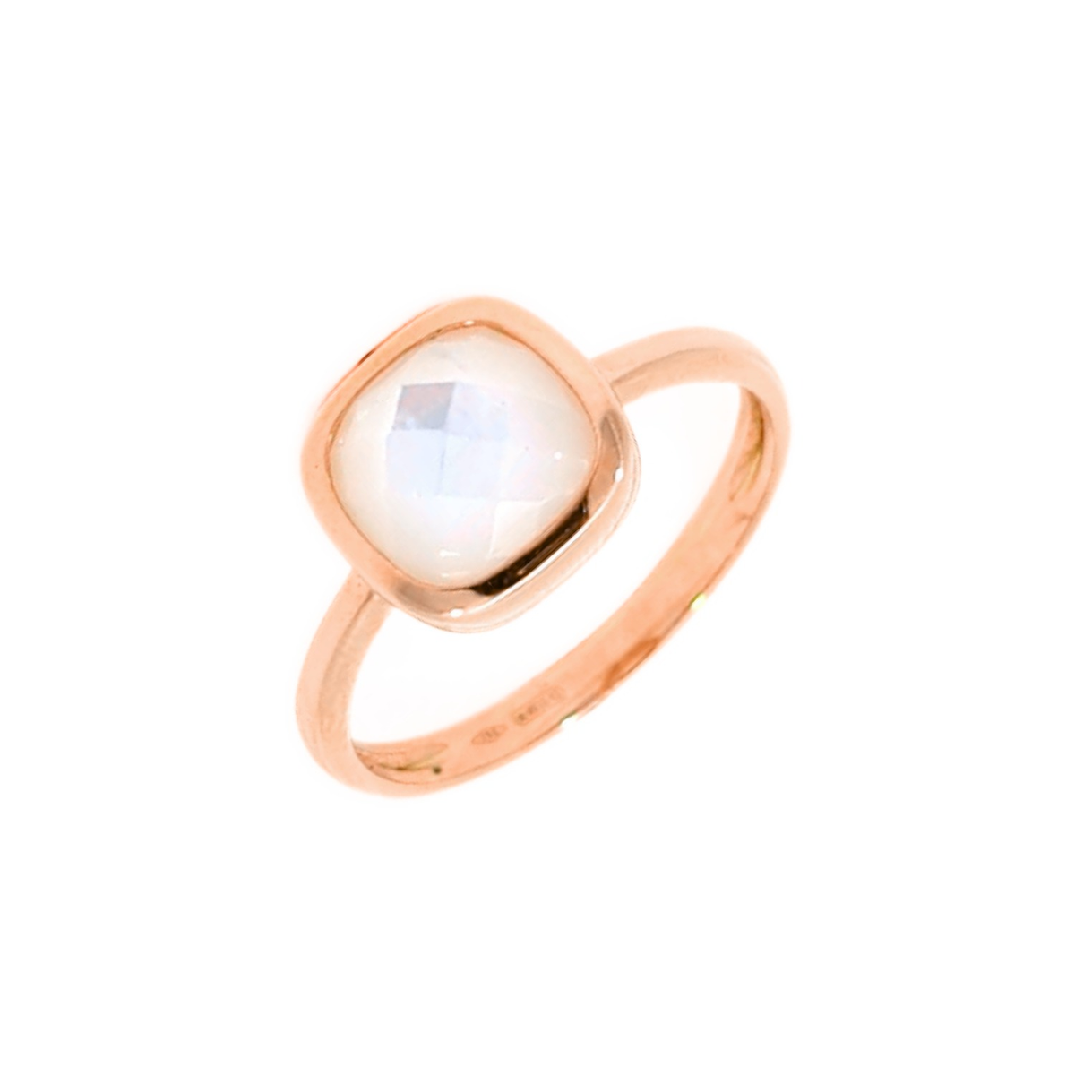 Femme Adorée – Bague – Or Rose & Pierre Semi-Précieuse
