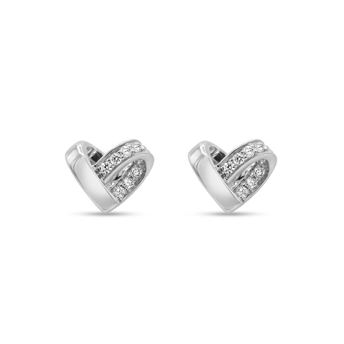 Femme Adorée – Boucles d'oreilles – Or blanc & diamants