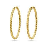 Femme Adorée – Boucles d'Oreilles – Or Jaune – vue 2
