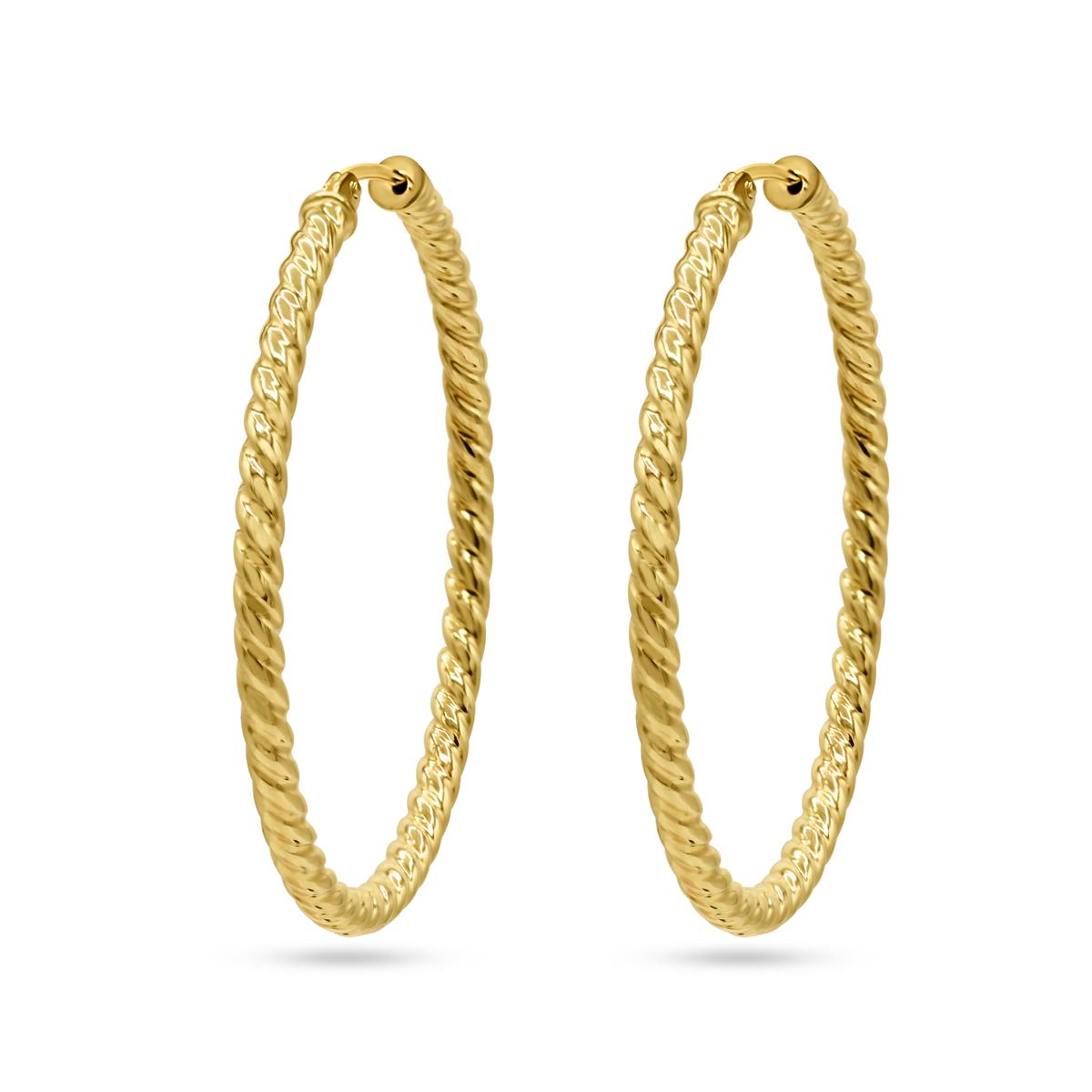 Femme Adorée – Boucles d'Oreilles – Or Jaune – vue 2