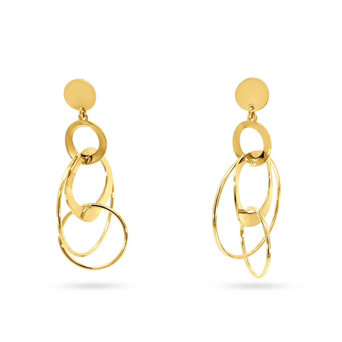 Femme Adorée – Boucles d'Oreilles – Or Jaune
