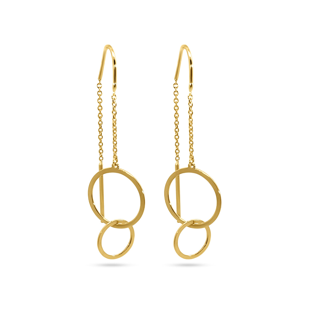 Femme Adorée – Boucles d'Oreilles – Or Jaune