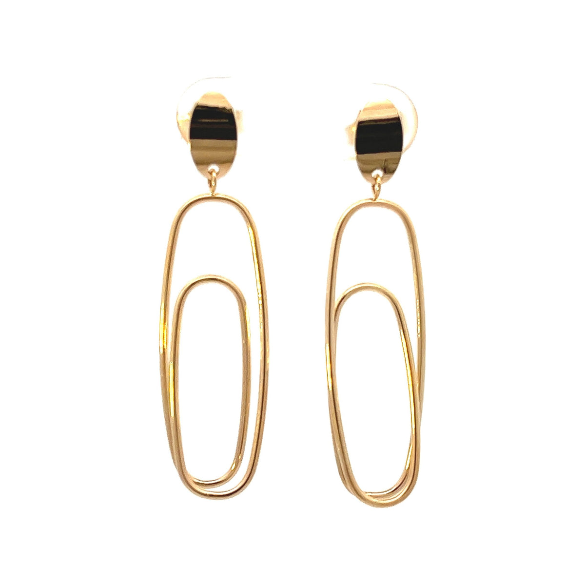 Femme Adorée – Boucles d'Oreilles – Or Jaune
