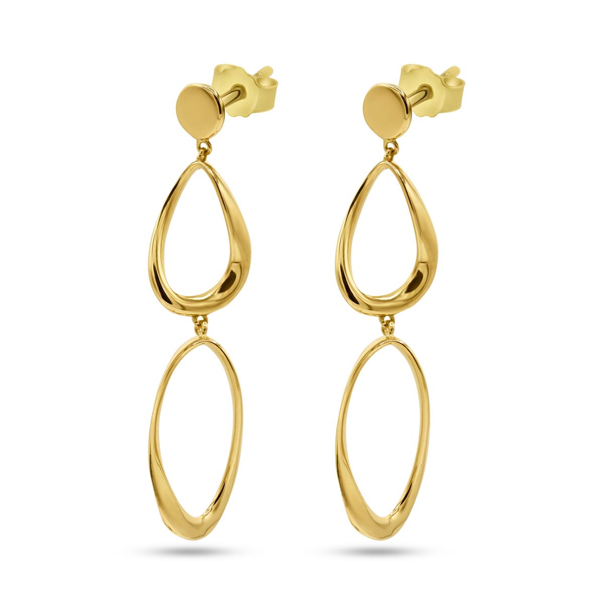 Femme Adorée – Boucles d'Oreilles – Or Jaune