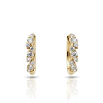 Femme Adorée – Boucles d'oreilles – Or jaune & diamants