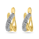 Femme Adorée – Boucles d'oreilles – Or jaune & diamants