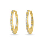 Femme Adorée – Boucles d'oreilles – Or jaune & diamants
