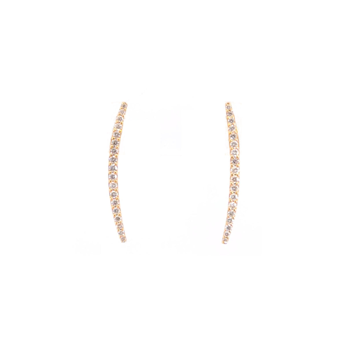 Femme Adorée – Boucles d'Oreilles – Or Jaune & Diamants
