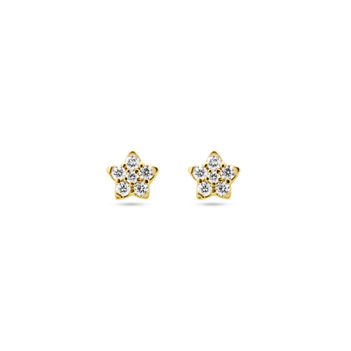Femme Adorée – Boucles d'Oreilles – Or Jaune & Diamants