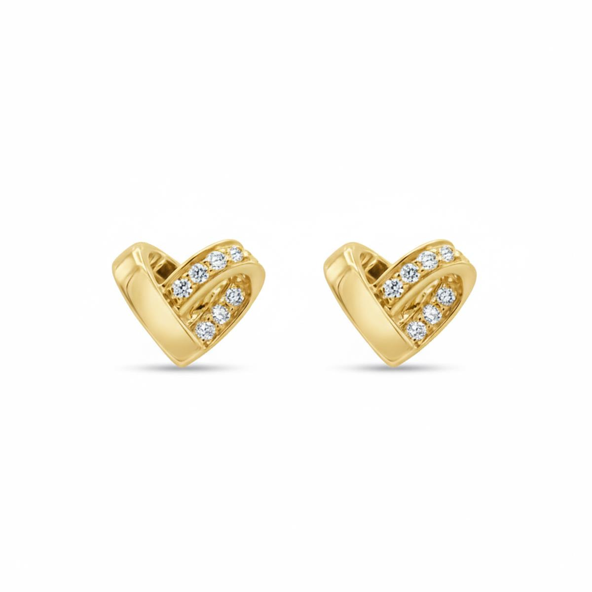 Femme Adorée – Boucles d'Oreilles – Or Jaune & Diamants