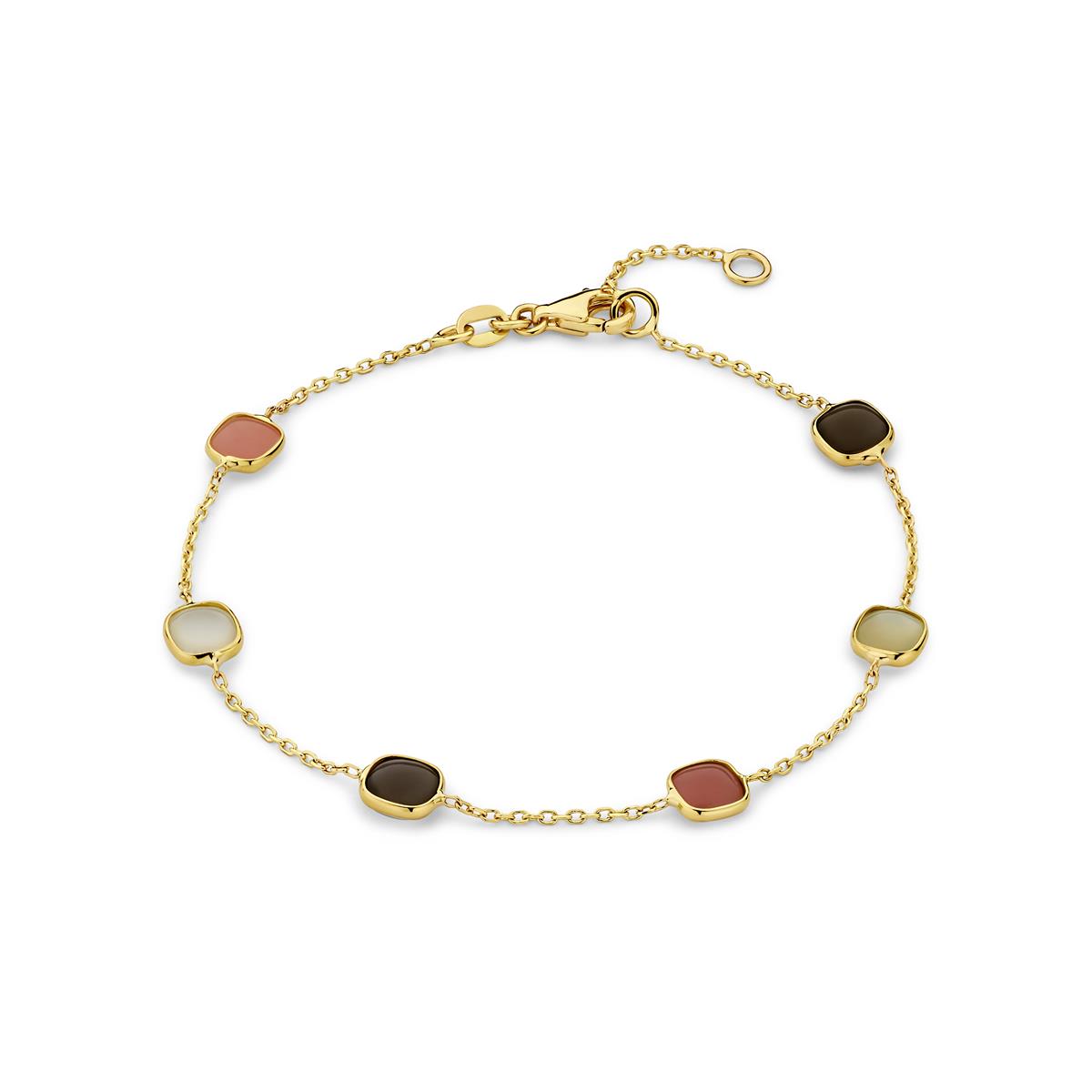Femme Adorée – Bracelet – Or jaune & pierres fines