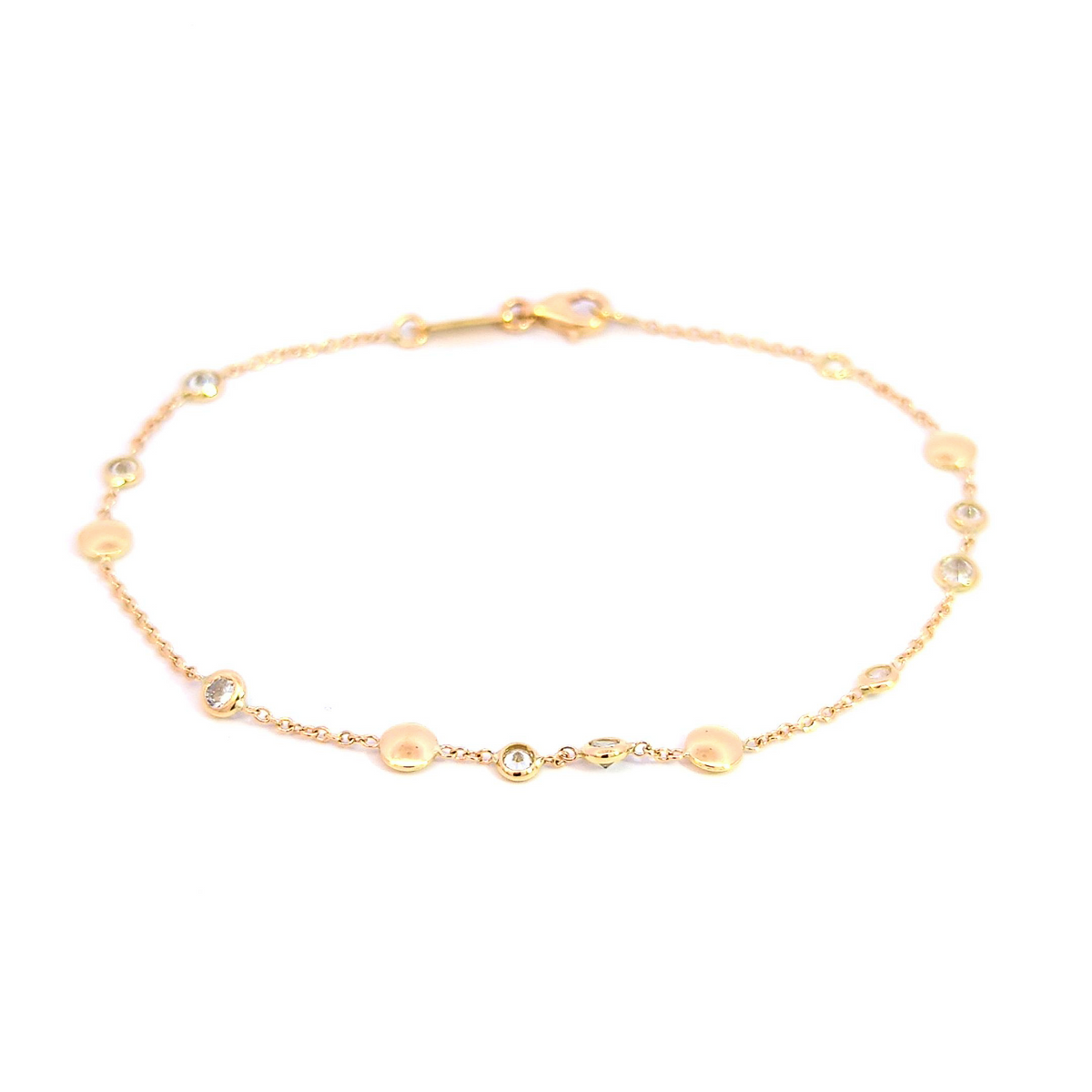 Femme Adorée – Bracelet – Or Jaune & Zirconium
