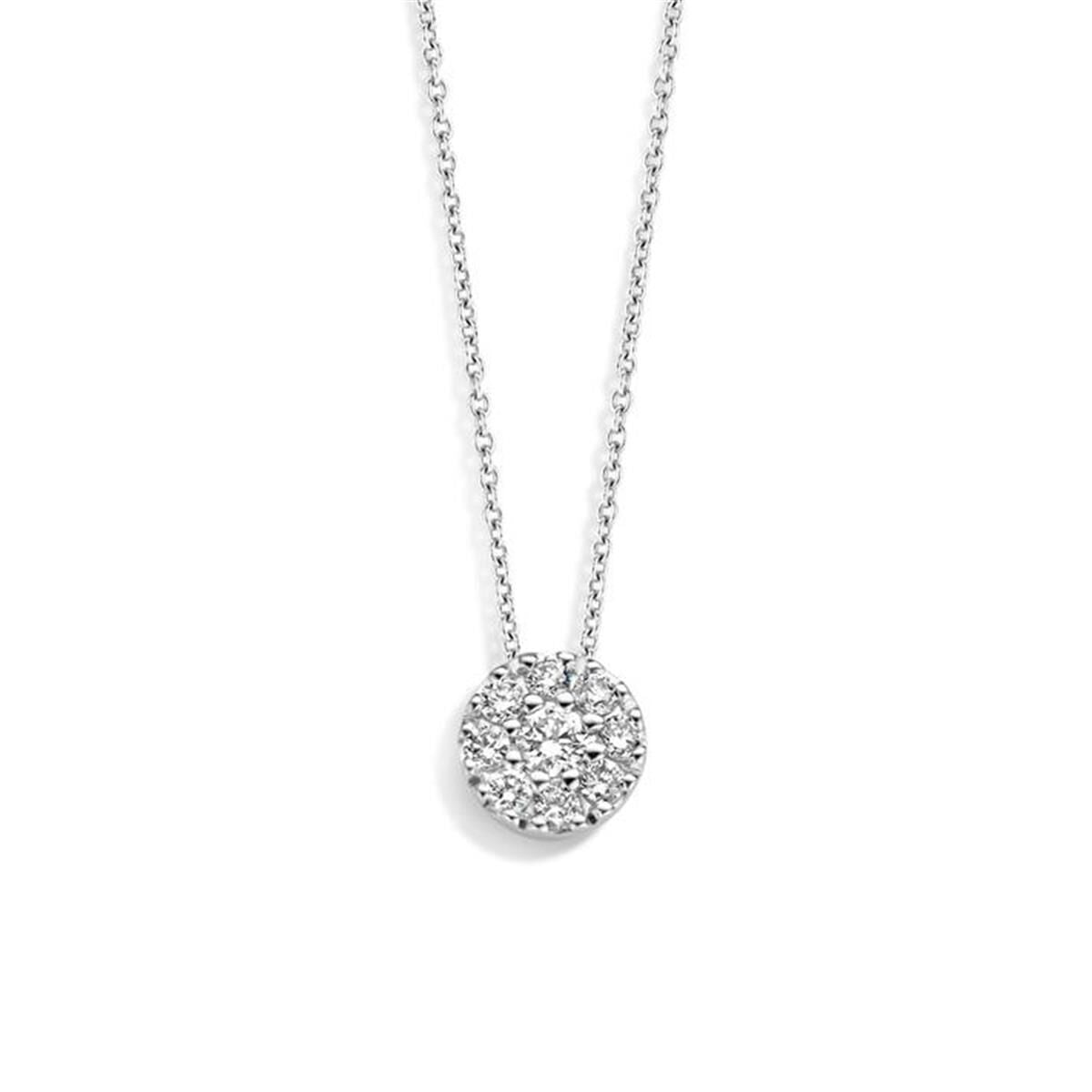 Femme Adorée – Collier – Or blanc & diamants