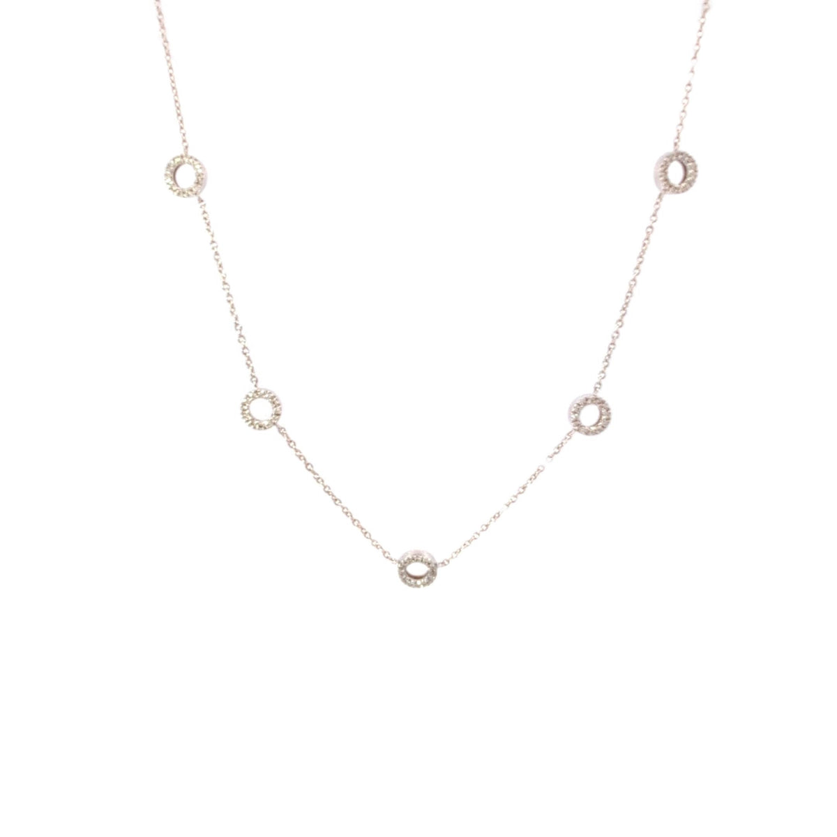 Femme Adorée – Collier – Or Blanc & Diamants