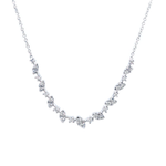 Femme Adorée – Collier – Or blanc & diamants