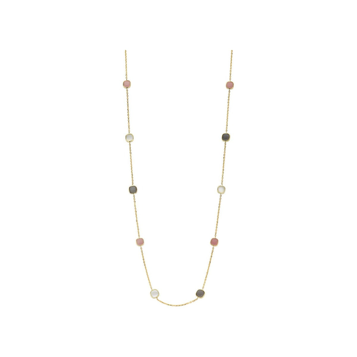 Femme Adorée – Collier – Or jaune & pierres fines