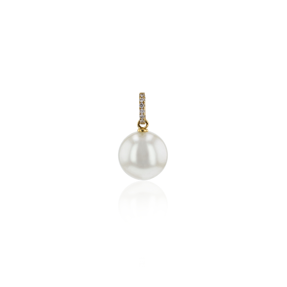 Hesse – Pendentif – Or jaune, perle et diamants