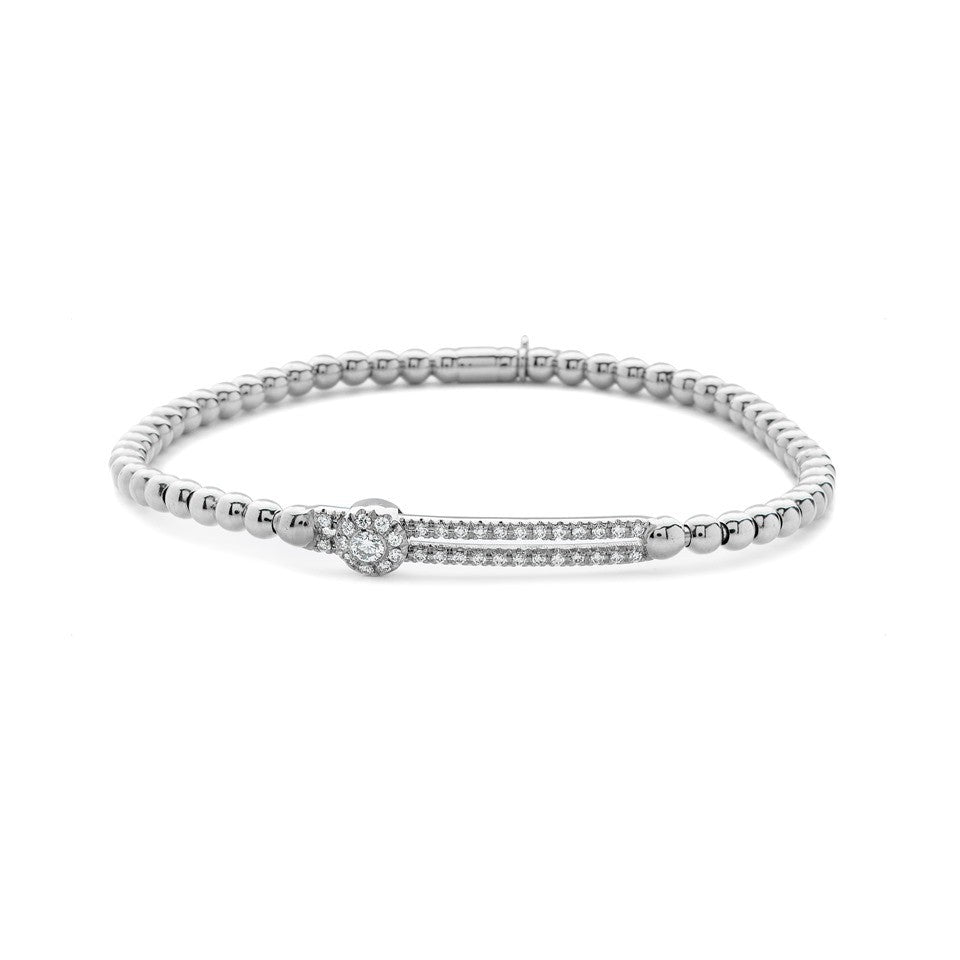 Hulchi Belluni – Bracelet – Or Blanc & Diamants