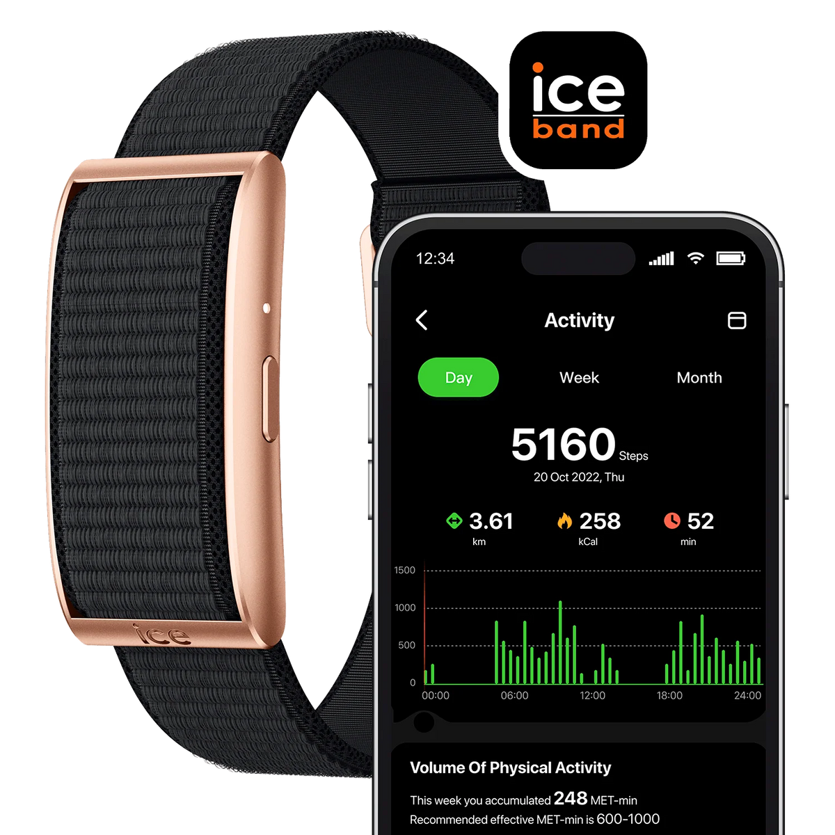 Ice Watch – Ice Smart Band – Rose-Gold Black – vue 10