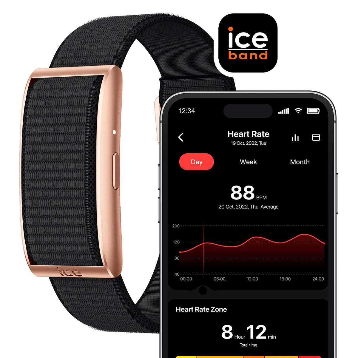 Ice Watch – Ice Smart Band – Rose-Gold Black – vue 8