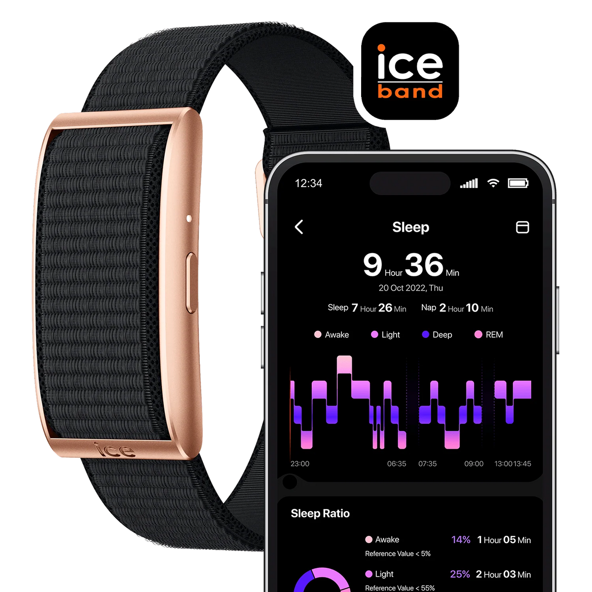 Ice Watch – Ice Smart Band – Rose-Gold Black – vue 9