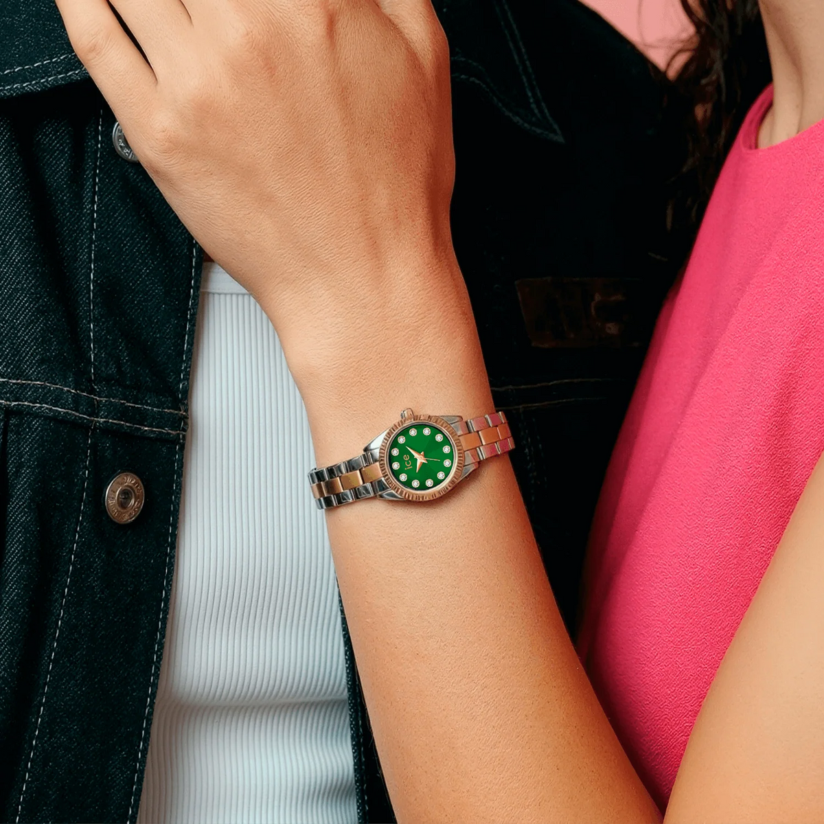 Ice Watch Mimi – Silver Gold Olive – vue 3