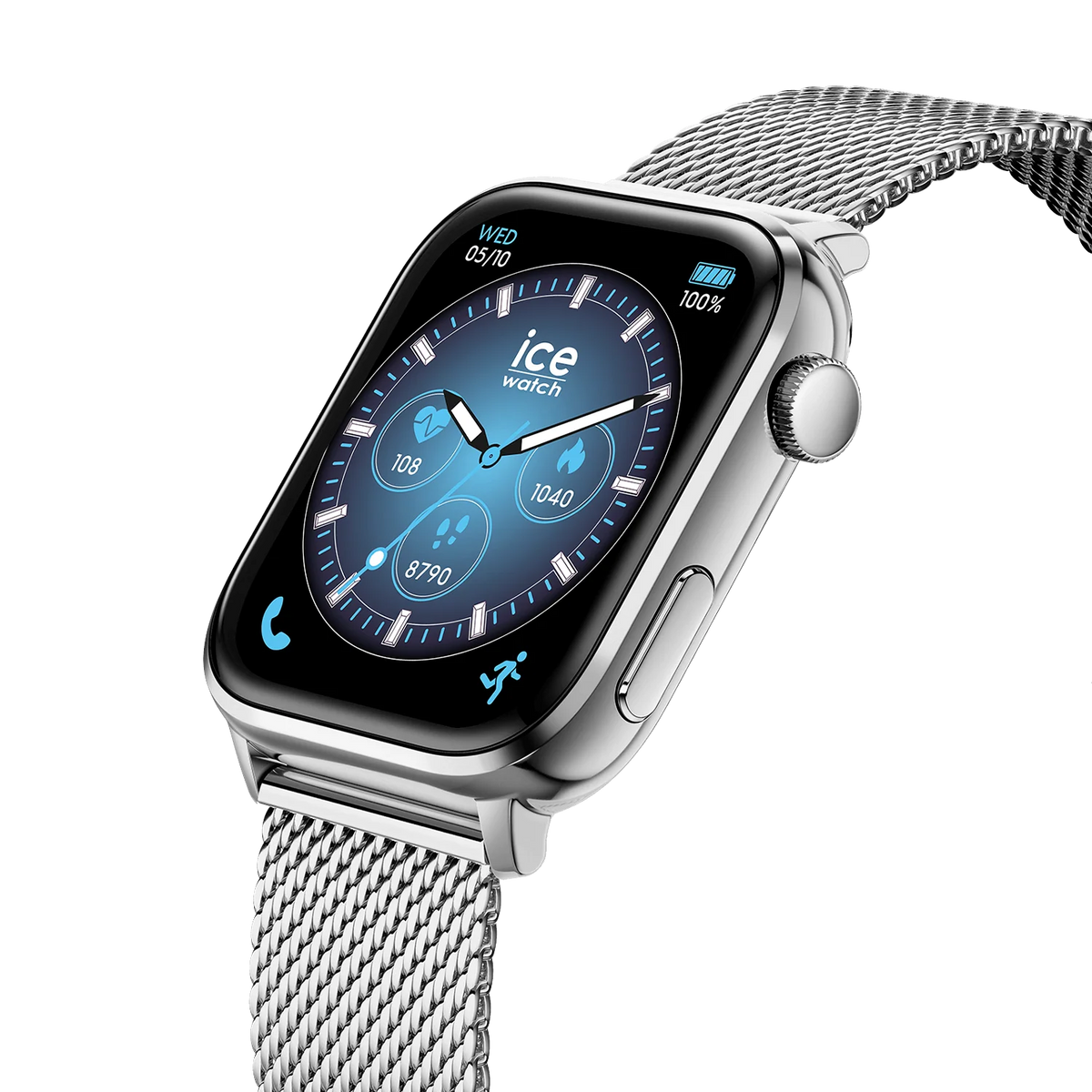 Ice Watch – Smart 3.0 – Silver Milanese – vue 2