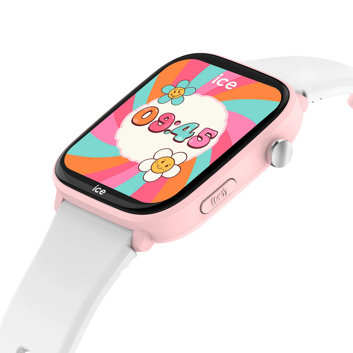 Ice Watch – Smart Junior Find Hub – Pink White – vue 3