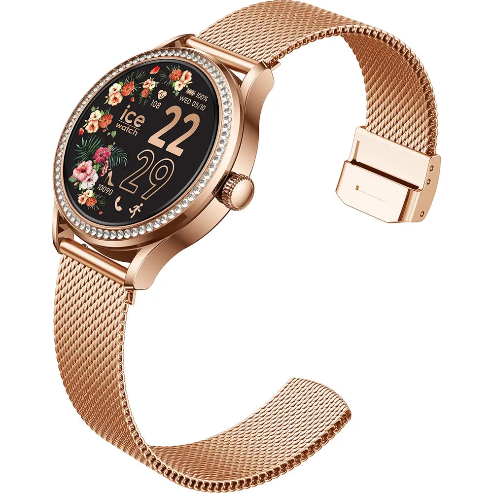 Ice Watch – Smart Two – Rose-Gold Milanese – Pierres – vue 3