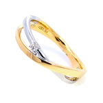 J&A 1970 – Bague – Bicolore & Diamant