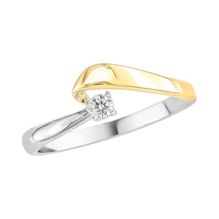J&A 1970 – Bague – Bicolore & Diamant