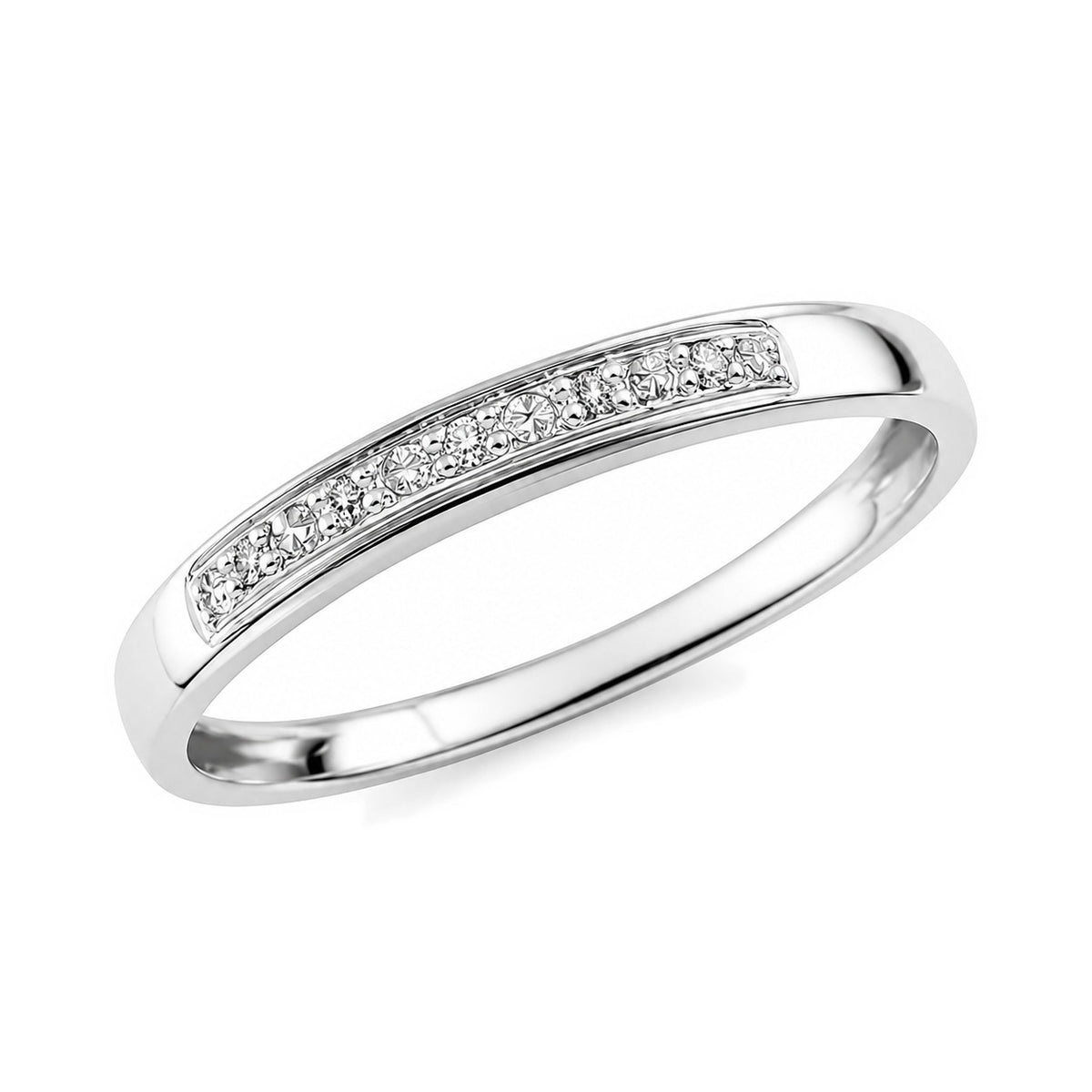 J&A 1970 – Bague – Or Blanc & Diamants