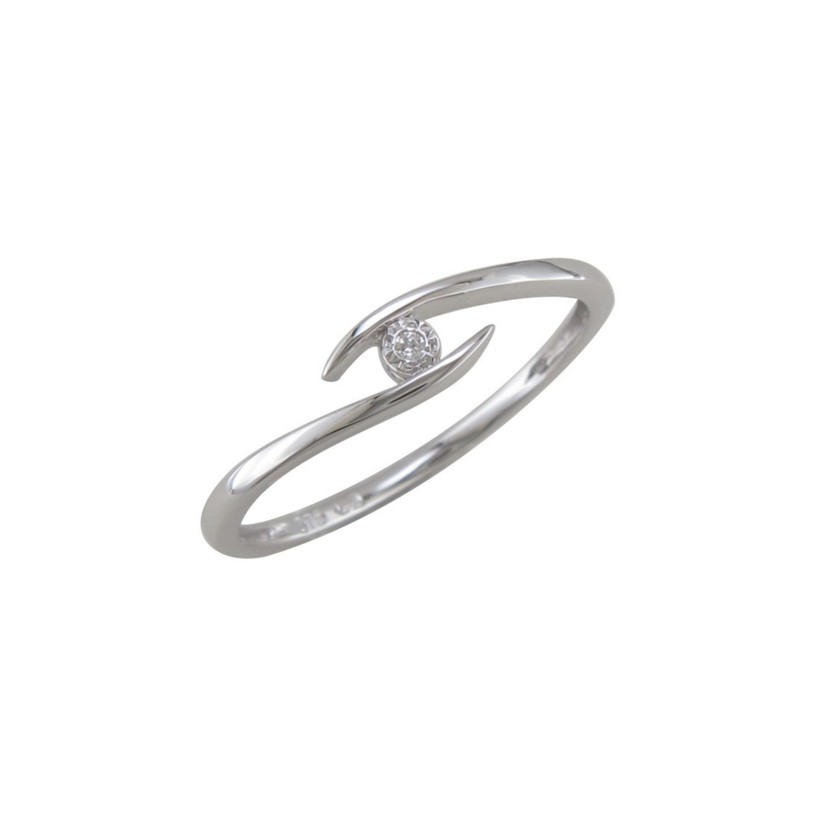 J&A 1970 – Bague – Or Blanc & Diamant
