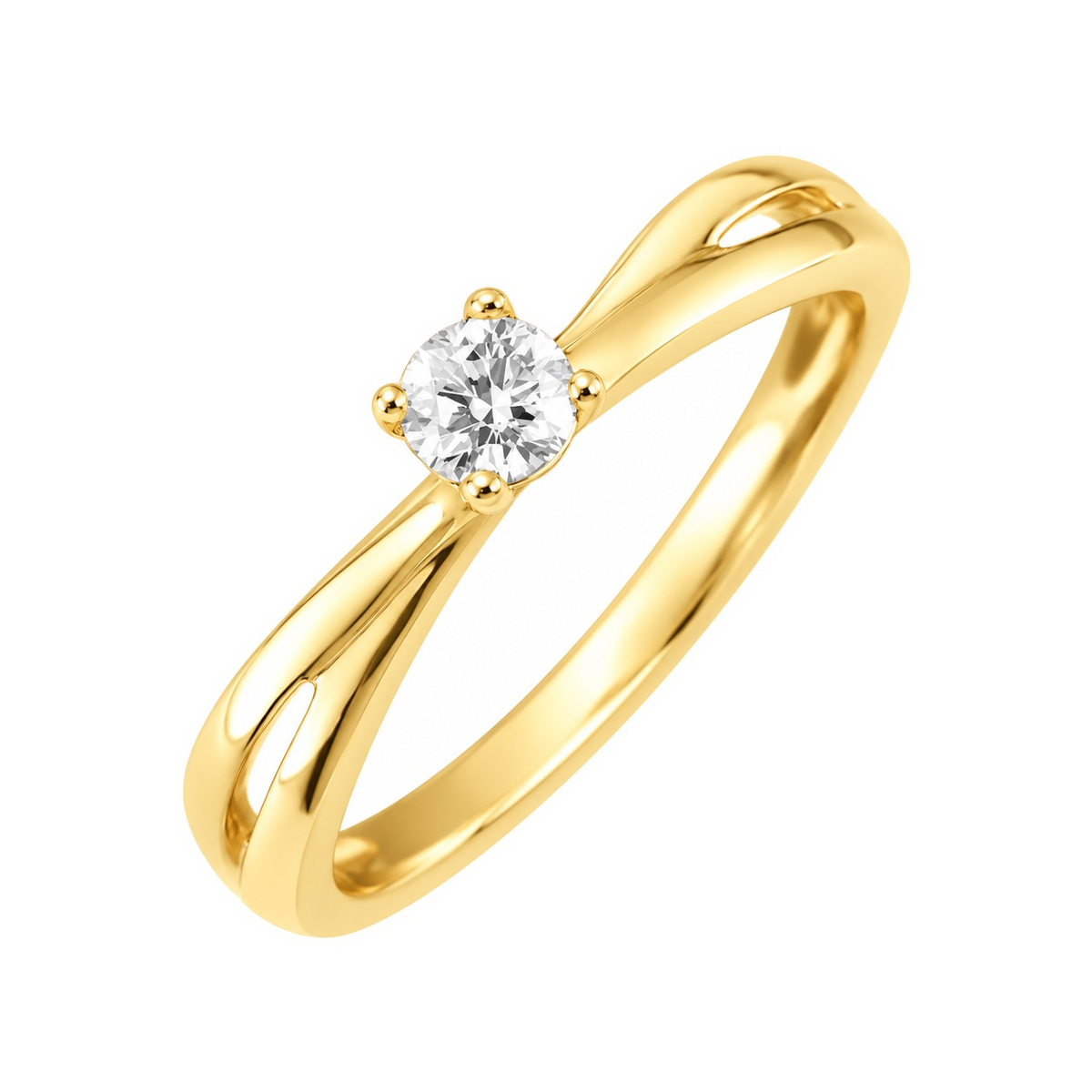 J&A 1970 – Bague – Or Jaune & Diamant