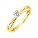 J&A 1970 – Bague – Or Jaune & Diamant