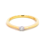 J&A 1970 – Bague – Or Jaune & Diamant