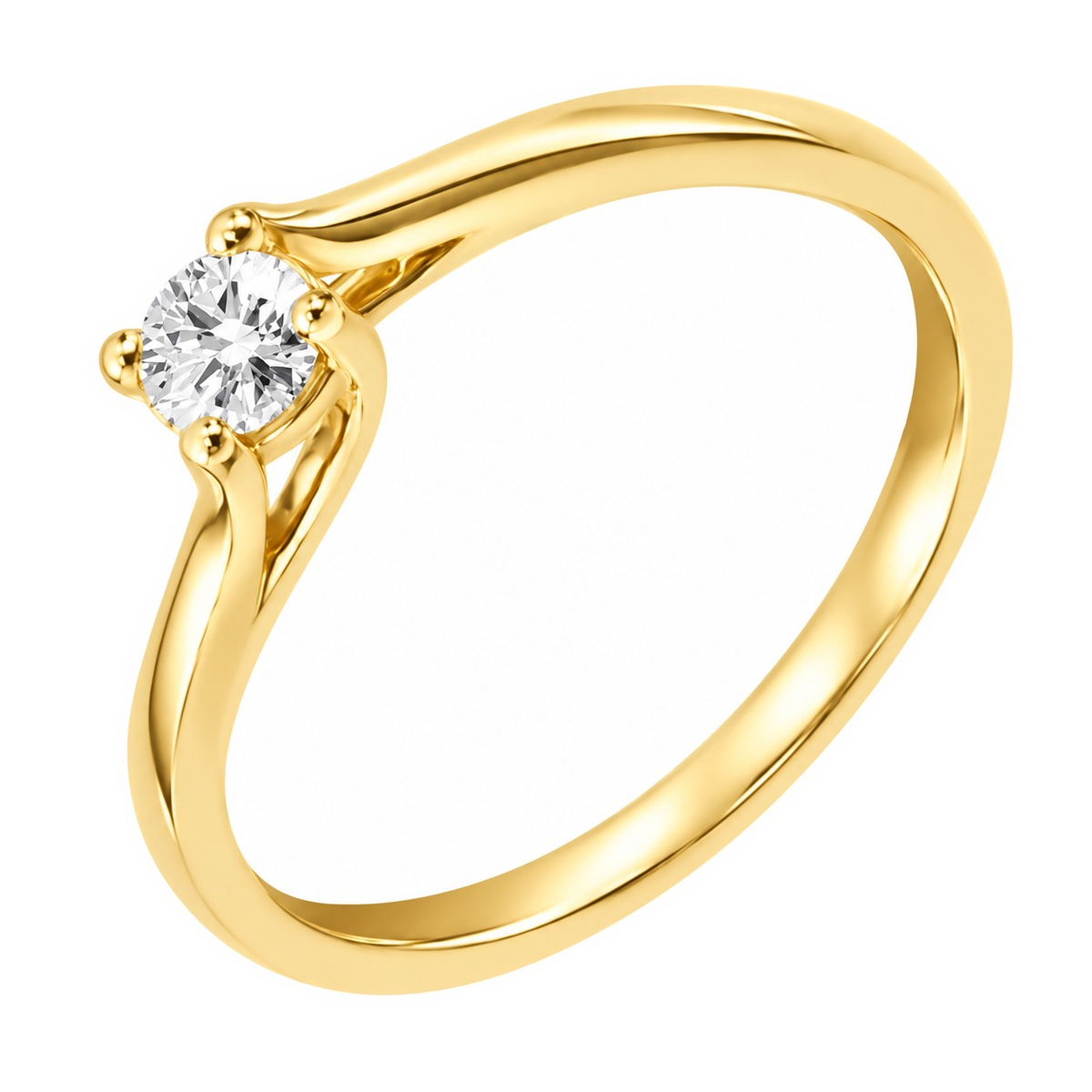J&A 1970 – Bague – Or Jaune & Diamant