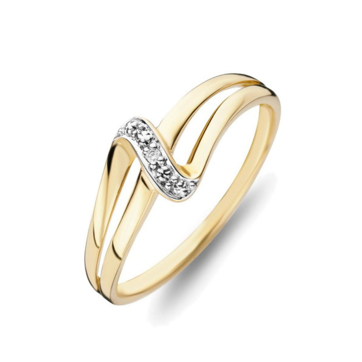 J&A 1970 – Bague – Or Jaune & Diamant