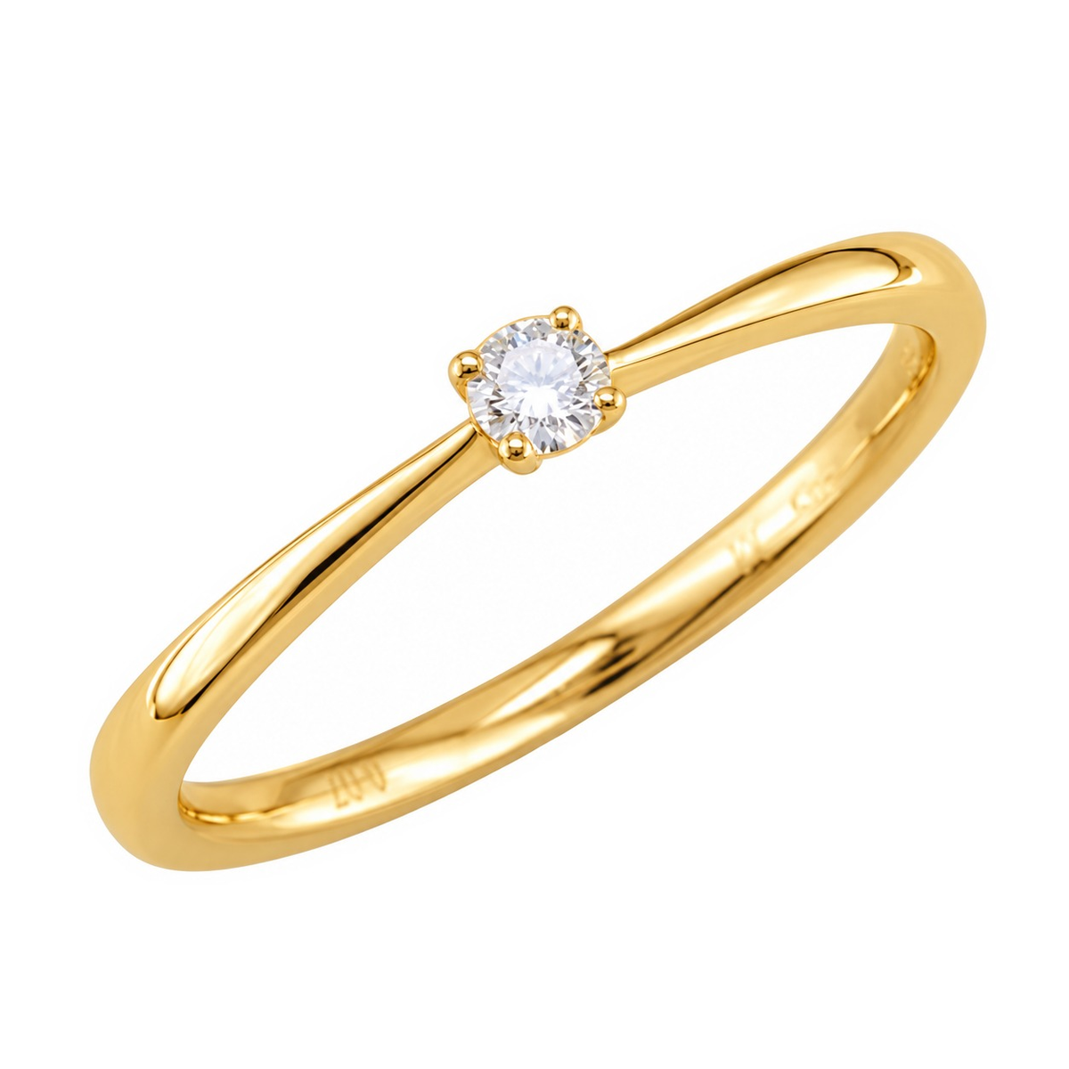 J&A 1970 – Bague – Or Jaune & Diamant