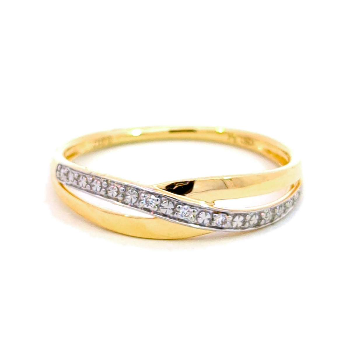 J&A 1970 – Bague – Or Jaune & Diamants