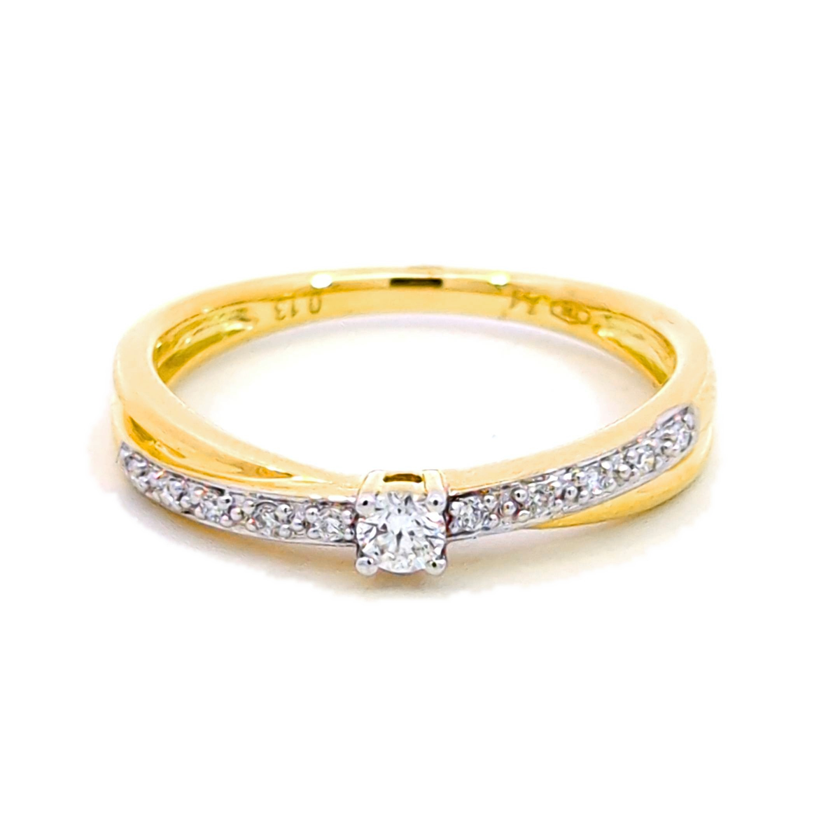 J&A 1970 – Bague – Or Jaune & Diamants