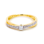 J&A 1970 – Bague – Or Jaune & Diamants
