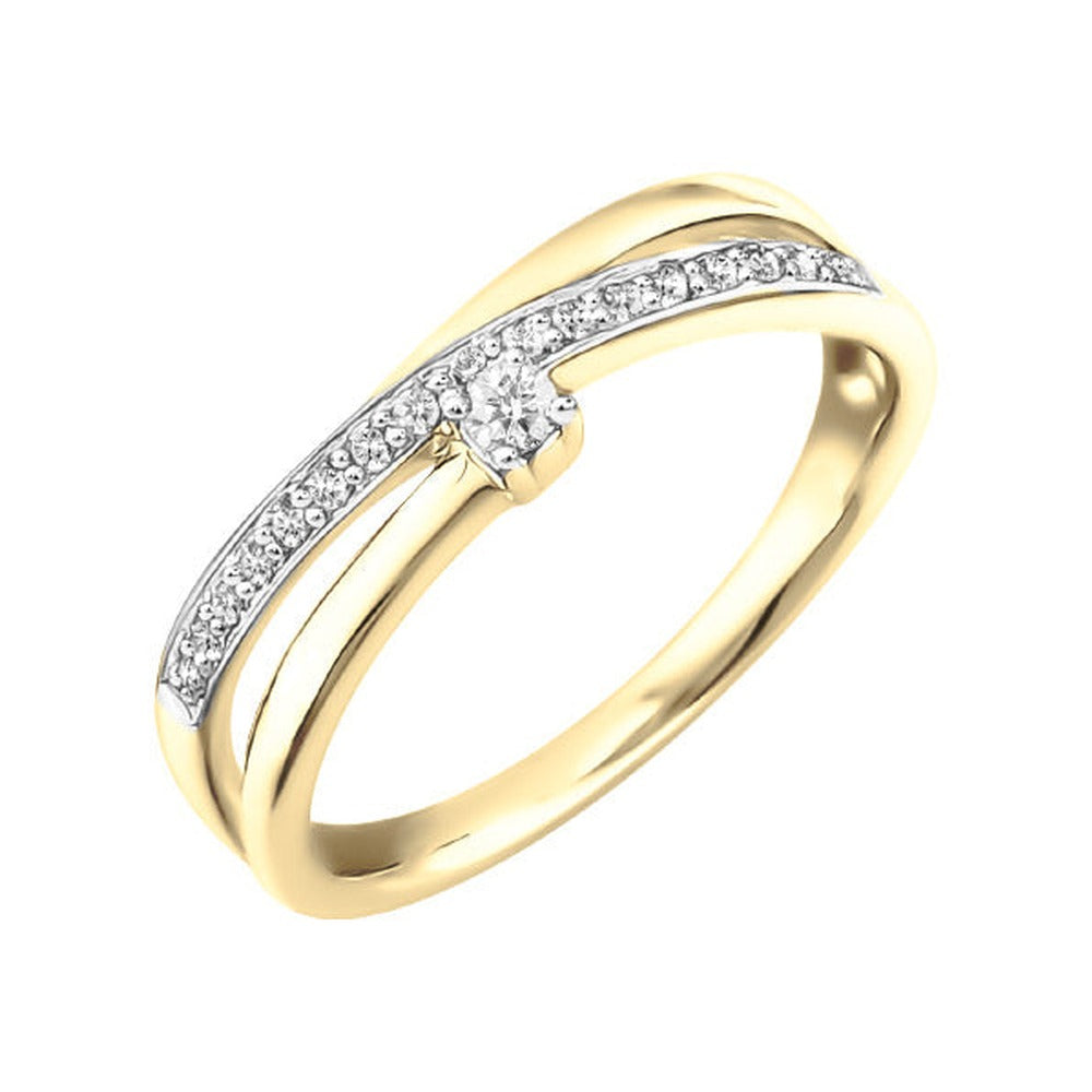 J&A 1970 – Bague – Or Jaune & Diamants