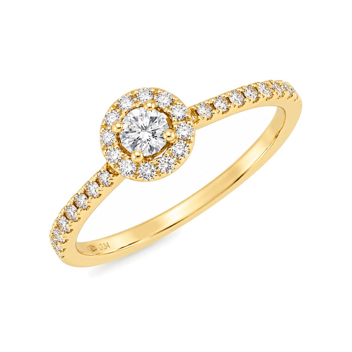 J&A 1970 – Bague – Or Jaune & Diamants